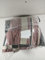 Fusion - Grey/Blush Stripe Curtains W90 x L72 (229 x 183cm) - 2x Panels - 100% Cotton - Blush Curtains & Drapes for Bedroom & Living Room - Stripes Curtains in Blush/Grey - Matching Cushion Available