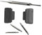 P Prettyia Ersatzriemenadapter für G Shock Serie GA100, GA400, DW5600, M5610, DW6900 Usw. - Schwarz