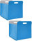 DuneDesign 2er Set: Recycling Filz Aufbewahrungsbox 33x38x33 - Kompatibel mit Kallax Regal - Cube Organizer Regalfach Einsatz - Ordnungsbox Kinderzimmer Filzkorb Aufbewahrung Kinder Spielzeugkiste