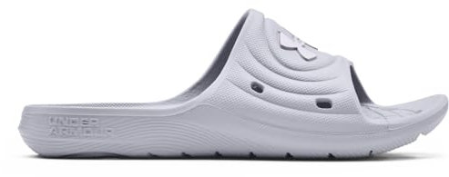 Under Armour UA B Locker IV SL, Sandals Boy's, Mod Gray/Mod Gray/White, 4.5 UK