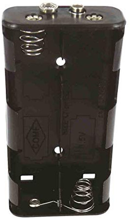 RS PRO Battery holder for snap-in mounting for 4 x C batteries