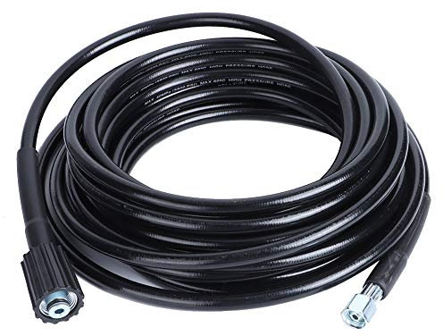 GOTOTOP Tubo Flessibile per idropulitrice, Filettatura M22 per Tubo dell'Acqua K2 K3 Tubo di Pulizia in Acciaio Inossidabile 40MPa per Tubo di fognatura