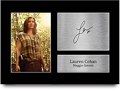 HWC Trading A4 Lauren Cohan The Walking Dead Maggie Grenne Geschenke Gedruckt Signiert Autogramm Bild Für Fernsehen Zeigen Fans