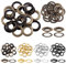 Glarks 20Pz 25MM/1 '' Bronzo Metallo Spessore Occhielli Grommet con Rondelle Kit per Cuoio, Tarp, Tela