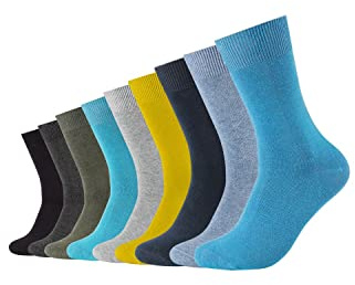 Camano Unisex Socken 9er Pack 35/38 turquoise