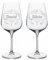 Wanapix | 2 Stück Personalisierte Weingläser | Gravierte Glasgläser für Wein mit dem gewünschten Namen oder Text | Böhmische Glasgläser mit Gravur | Große Reserve