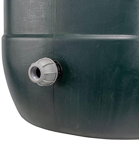 25MM MDPE,Waterbutt/Water Storage Tank oulet Fitting with nut & washers