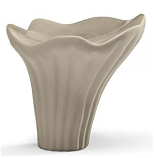 Cooee Design - Objekt, Dekoobjekt - Fungi - Keramik - Farbe: Sand - (ØxH): 13,5 x 12,3 cm