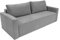 Skraut Home - Schlafsofa Cloud | Couch/Bett | 4 Plätze | 225 x 92 x 92 cm / 140 x 225 cm | Mit grauem Stoff bezogen | Schublade/Kommode zur Aufbewahrung | Moderner, nordischer, klassischer Stil