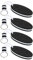 BESPORTBLE 4 Stücke Schwimm Surfbrett Keychain Eva Float Keychain Schlüssel Wasser Sport Schlüsselring