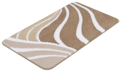 Kleine Wolke Badteppich Flame Taupe 80 x 140 cm