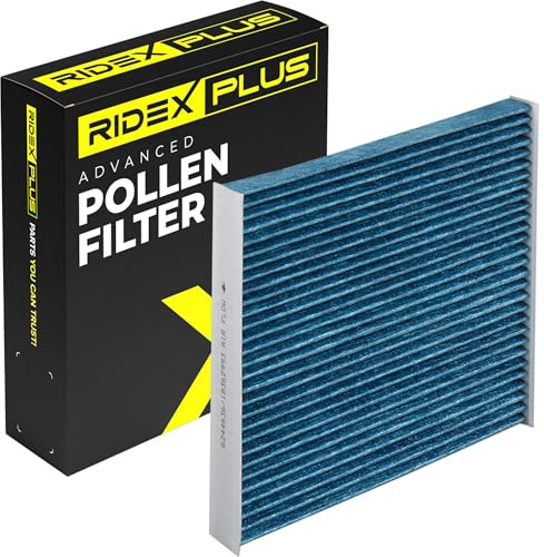 RIDEX PLUS 424I0532P Innenraumfilter Pollenfilter Aktivkohlefilter Höhe: 35 Breite: 200 Länge: 216 Kompatibel mit RENAULT Clio 4 Schrägheck BH, DACIA SANDERO II