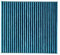 RIDEX PLUS Filtro abitacolo 424I0532P Filtro carboni attivi con polifenolo & con effetto antibatterico & Filtro per polveri fini (PM 2.5) & con azione fungicida & Filtro al carbone attivo Altezza: 35