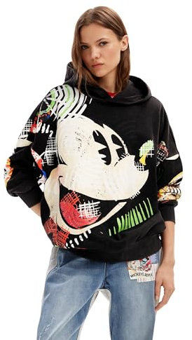 Desigual Sweat_Mickey Cubist_ LACR, 2000 Negro, S