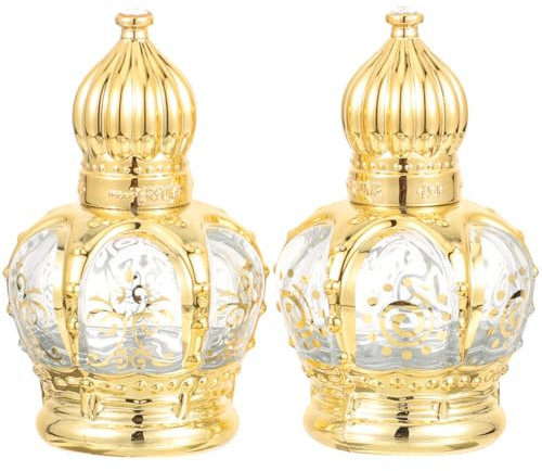 POPETPOP 2pièces Bouteilles à Roll Huiles Essentielles Flacons Rechargeables Avec Applicateur Parfaites Pour Parfum Et Aromathérapie