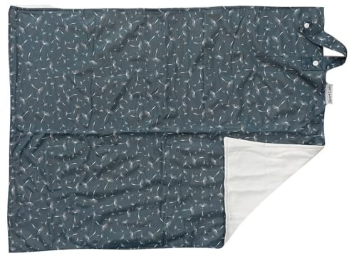 avo+cado waschbare Wickelauflage für Unterwegs - 70x50cm - Kompakte Wickelunterlage für Babys - Ideal als Wickeltischauflage, Bettunterlage oder Wickelmatte (Pusteblume)