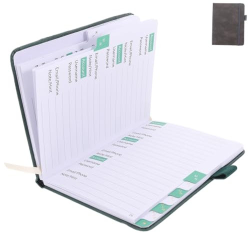 Operitacx Adressbuch Passwortbuch Für Senioren Passwort Bewahrer Büro-kontaktbuch Adressnotizbuch Kontaktbuch Zu Hause Internetbuch Buchtagebuch Telefonnummer Druckbar A6