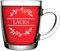 polar-effekt Glas Teetasse 340 ml mit personalisierter Gravur - Kaffeeglas mit Namen - hält Getränke lange warm - robust und widerstandsfähig
