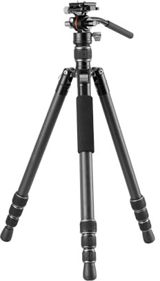 Vanguard Vesta Go 264CV 12 Carbon Fibre Travel Tripod with Video Head