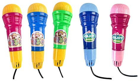 TOYANDONA 5 Piezas Micrófono Eco de Juguete micrófono de Eco inalámbrico de Juguete micrófonos inalámbricos micrófono niño Micrófono sin Pilas Juguete esclarecedor Educational Toys