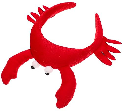 Ipetboom Bandeau De Fête Animé -tête En Crabe De Homard Rembourré Accessoire De