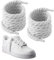 1 paire lacets de corde pour AF 1, dentelle de corde 8 mm 140 mm, lacets tressés, lacets épais pour baskets, chaussures de course