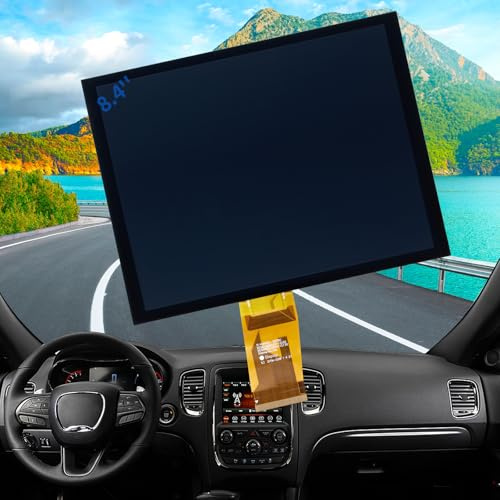 TsuperU Uconnect LA084X01 LCD Touch Screen 8.4 pollici Digitizer, Touchscreen per Dodge Charger Durango Jeep Cherokee Compass Wrangler Ram Chrysler Radio 4C UAQ/UAS Monitor Sistema di Navigazione