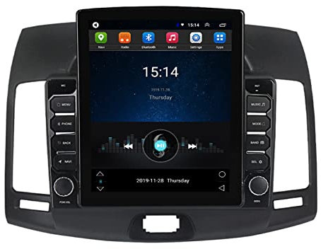Keoaiob Android 14 Doppel-din-GPS-Navigation Für Elan-tra-Auto Stereo 9.7 '' Vertikaler Touchscreen 2.5d Temperierter Glasspiegel Bluetooth Car Radio Mit Audioempfängern