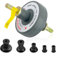 Valve Lapping Tool Kit – 1000-1250RPM Auto-Reversing – Includes 5 Suction Cup Adapters – For Car/Motorcycle/ATV Engines – Metal+Rubber Construction – Works With Grinding Paste