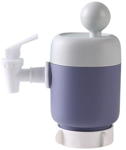 Manual Water Bottle Pump, Hand Pressure Water Pumps with Spout, Portable Replacement Parts, Easy Use Design for 2-6 Gallon Bottles Coolers, Jugs, Fountains Home Workplace Outdoor 3.15x2.64x6.50 Inches