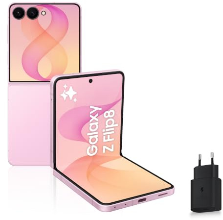 Samsung Galaxy Z Flip8, Smartphone avec IA, 256 Go, Rose, Version FR | Android Smartphone Pliable, Caméra Frontale avec Option Mains Libres, RAM 12 Go, Batterie de 4300 mAh, Fonction FlexWindow