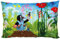 Maulwurfshop - 1531 - Der Kleine Maulwurf Microvelours-Kissen Kissen Kuschelkissen Motivkissen Motiv Hose klein 32x21cm