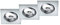 Trio Leuchten Einbauleuchten Set Jura 3er-Set 650000306, Metall Chorm, exkl. 3x GU10