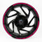 Felgenrand Aufkleber Motorrad Neon Pink 9mm GP Style 17 Zoll 700905VA