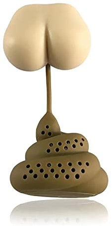 MANCANGHAI Food Grade Silicone Tea Steeper Strainer with Mini Tong