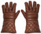 Mythrojan Swordsman Fechthandschuhe - Hema leicht gepolsterte Lederhandschuhe Mittelalter Renaissance, Braun, X-Large