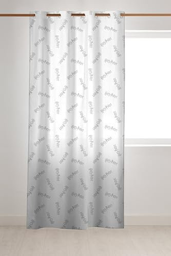 BELUM Rideau à Œillets Demi-Panama Harry Potter 140 x 260 cm - Doux et Multicolore