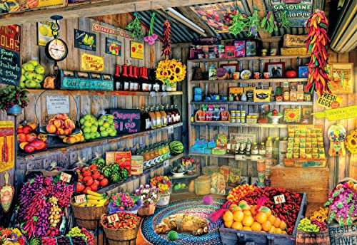 Buffalo Games - Aimee Stewart - Farm Fresh - 2000 Teile Puzzle für Erwachsene herausforderndes Puzzle perfekt für Spieleabende - Fertige Puzzle-Größe ist 38,50 x 26,50