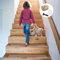 Secopad Klare Treppen-Tritte rutschfest für Holzstufen, Anti-Rutsch-Treppen-Tritte für Haustiere Kinder und Ältere, 15 Stück 80 * 10cm Anti-Rutsch-Band für Treppen-Dusche-Slip-beständige Streifen