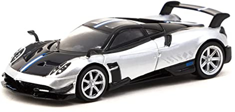 Tarmac T64G-TL014-SL Pagani Huayra BC Grigio Mercurio Argento Scala 1:64 Modellino Auto
