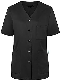 Karlowsky Kurzarm Damenkasack Essential - aus nachhaltigem Material - 65% GRS Certified Recycled Polyester/35% Conventional Cotton