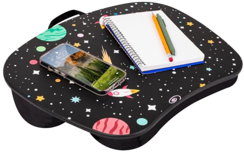 LAPGEAR MyStyle Portable Lap Desk with Cushion - Space Odyssey - Fits up to 15.6 Inch Laptops - Style No. 45337
