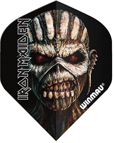WINMAU Rock Legends Iron Maiden Book of Souls Dart-Flüge - 1 Satz pro Packung (insgesamt 3 Flüge)