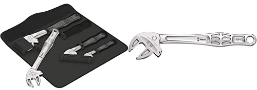 Wera '05020110001 6004 Joker 4 Set 1, self-Setting Spanner Set, 4 Pieces & 05020104001 6004 Joker XL Self-Setting Spanner, 19-24 mm (3/4 Inch-15/16 Inch)