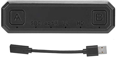 KOSDFOGE Adaptador Bluetooth, Convertidor de Transmisor USB Bluetooth V5.0 Adaptador Tipo C para PS4/PC/NES Lite