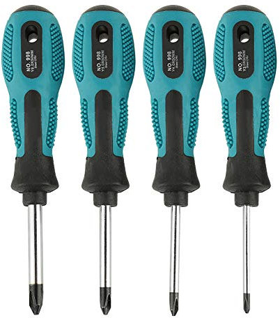 Juego de Destornilladores Tipo Y de 4 Uds., Juego de Destornilladores de Tres Puntas de Precisión con Herramienta de Mano Multifuncional Magnética con Torsión Más Fuerte