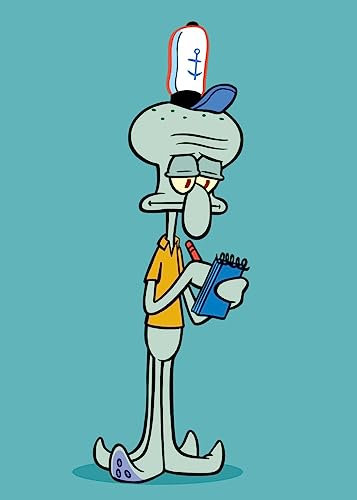 Displate Offiziell SpongeBob MetallPoster Magnetische Befestigung Inklusive Lizenziert Bilder Hochwertiges Poster May I Take Your Order? 45 cm x 32 cm