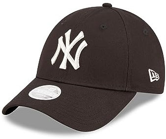 New Era New York Yankees MLB Damenkappe 9Forty Basecap Strapback Teamlogo NY Frau Mädchen schwarz - One-Size