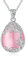 YAFEINI Collier Arbre de Vie en Argent Sterling 925, Pierre Naturelle Rose, Pendentif, Bijoux pour Femmes et Filles (PP-Collier d'opale rose arbre de vie)