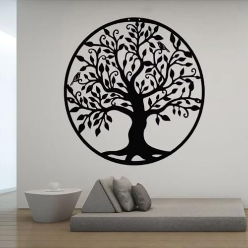Stickers muraux arbre généalogique arbre généalogique pour décoration de maison, chambre à coucher, poster en vinyle 42 x 42 cm
